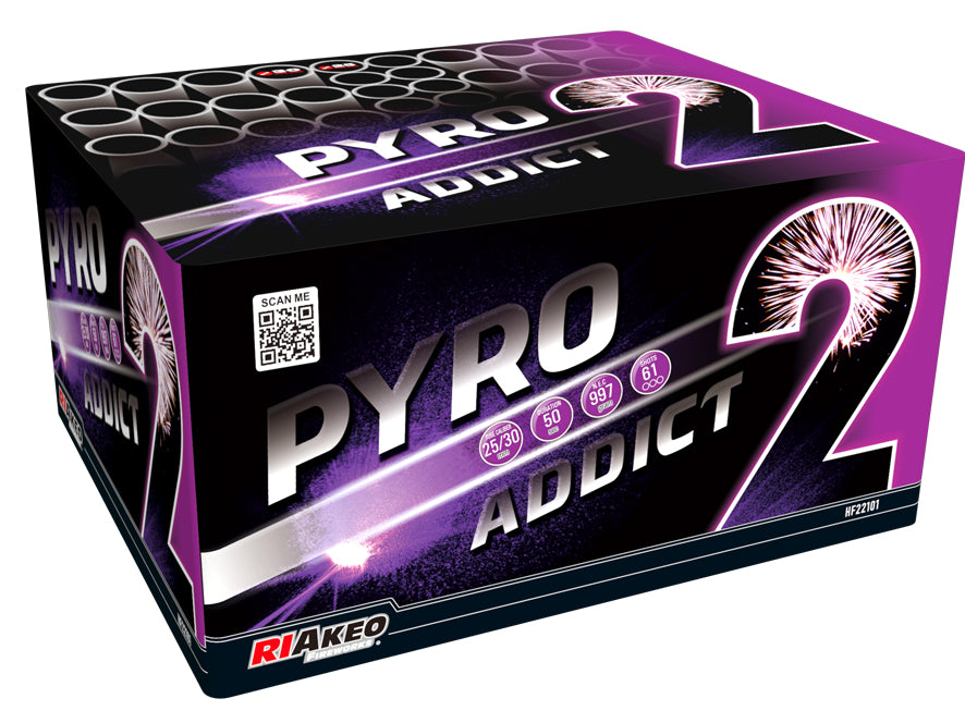 Riakeo Pyro Addict 2 - 61 skuds mix batteri