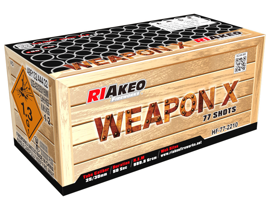 Riakeo Weapon X - F2 compound 77 skud