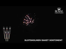 Indlæs og afspil video i gallerivisning Royal Silver Slotsholm raketsort. 5 stk
