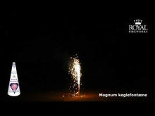 Indlæs og afspil video i gallerivisning Royal Magnum keglefontæne 60 cm diamond hvid
